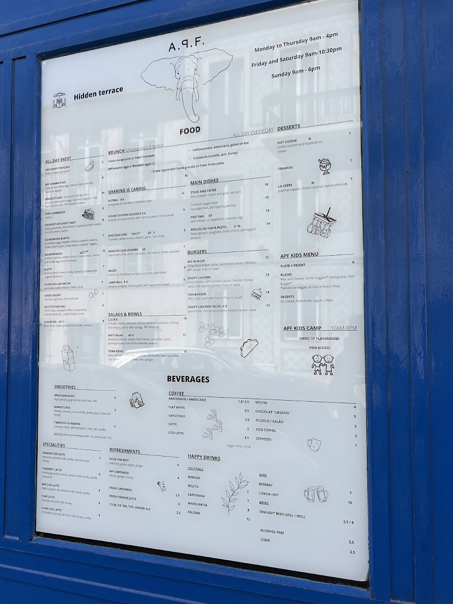 Menu A.p. F. Cafe & Restaurant-3
